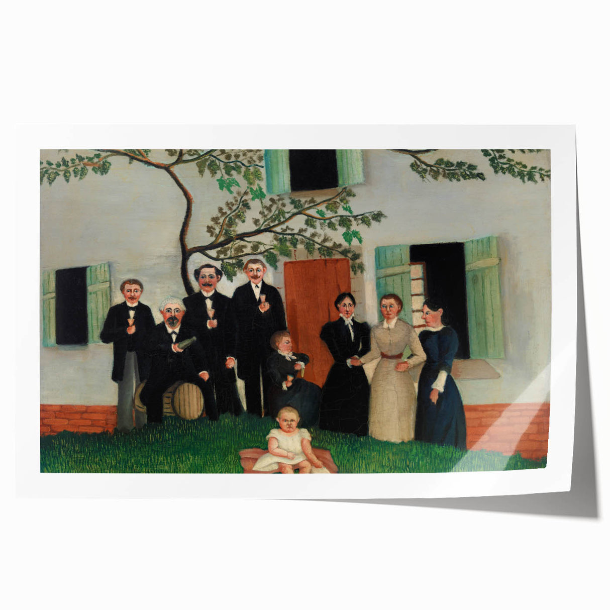 Modern Wall Art – The Family by Henri Rousseau