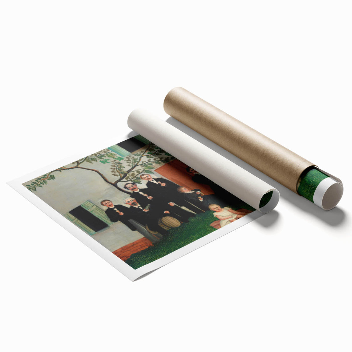 Modern Wall Art – The Family by Henri Rousseau