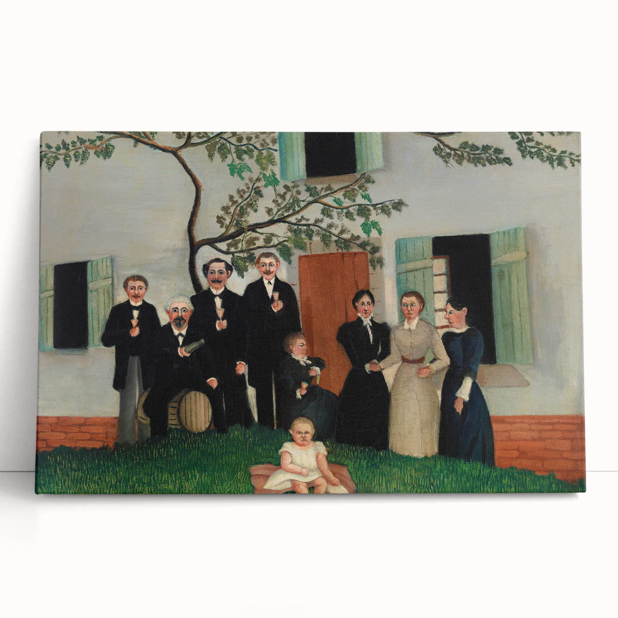 Modern Wall Art – The Family by Henri Rousseau