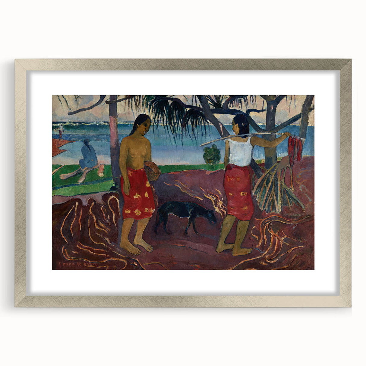 Modern Wall Art – I Raro te Oviri by Paul Gauguin