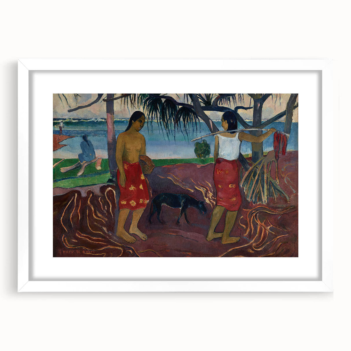 Modern Wall Art – I Raro te Oviri by Paul Gauguin