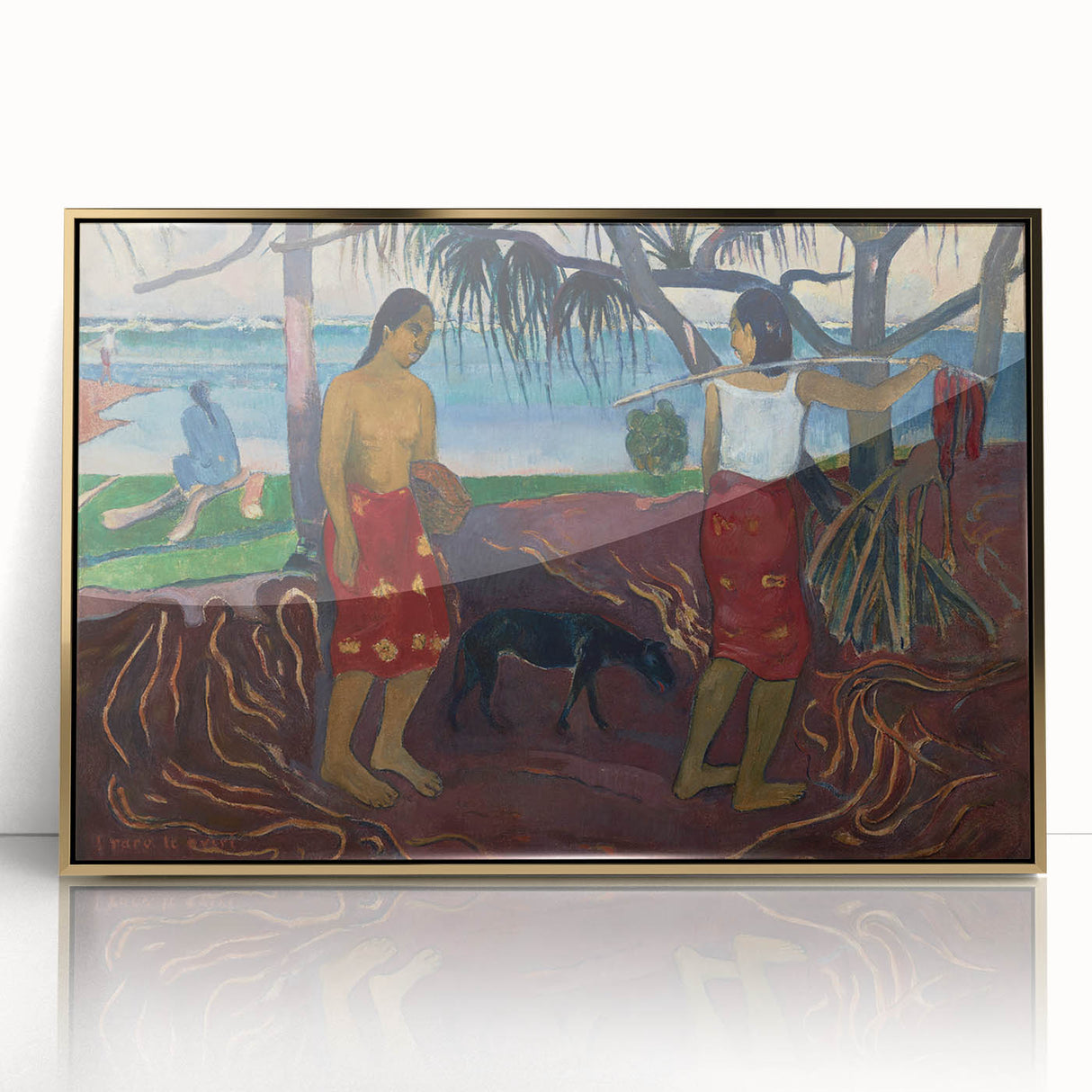 Modern Wall Art – I Raro te Oviri by Paul Gauguin