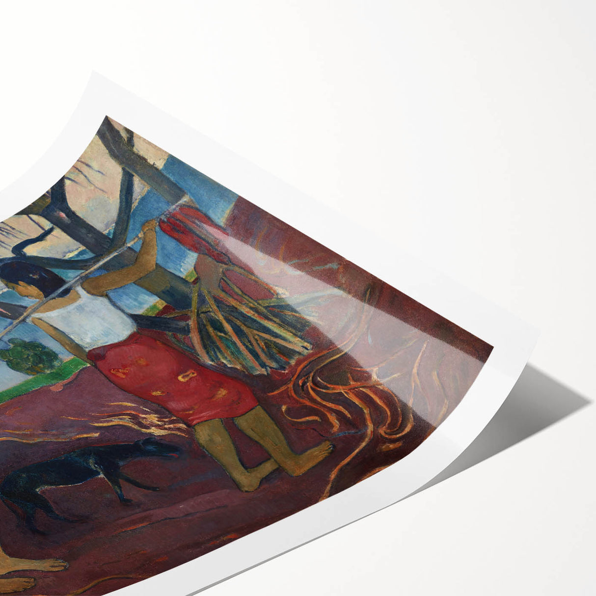 Modern Wall Art – I Raro te Oviri by Paul Gauguin