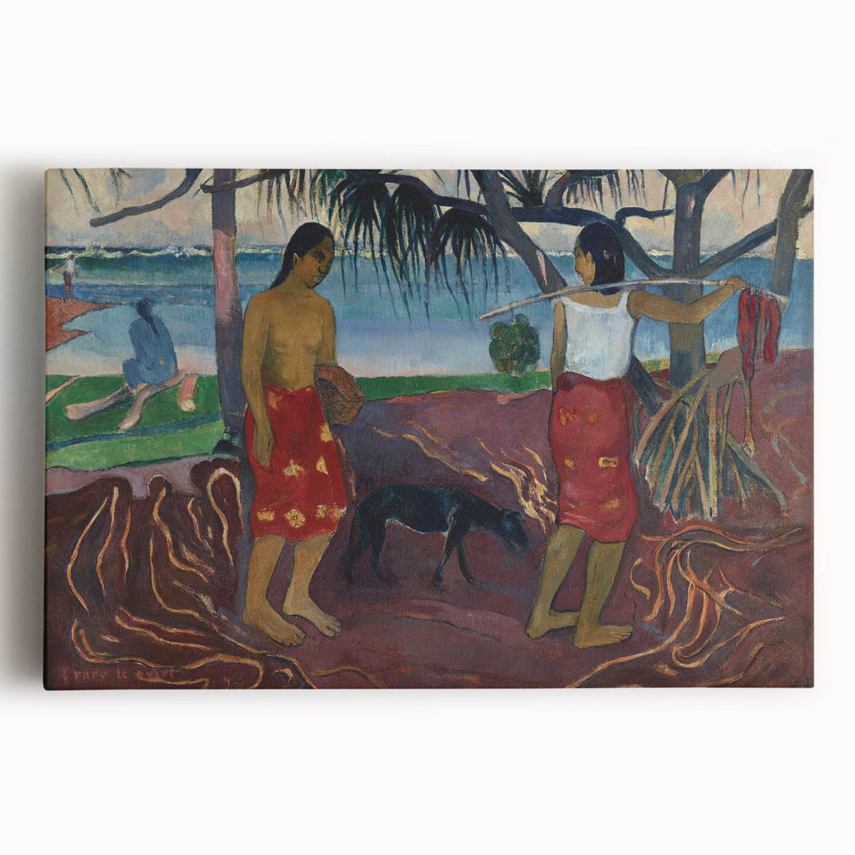 Modern Wall Art – I Raro te Oviri by Paul Gauguin