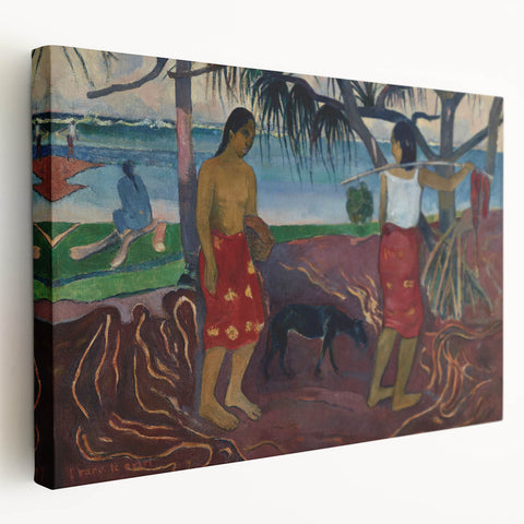 Modern Wall Art – I Raro te Oviri by Paul Gauguin