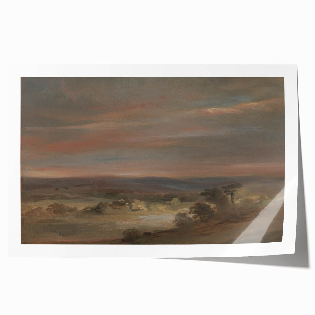 Romanticism Art: Hampstead Heath Early Morning by Constable