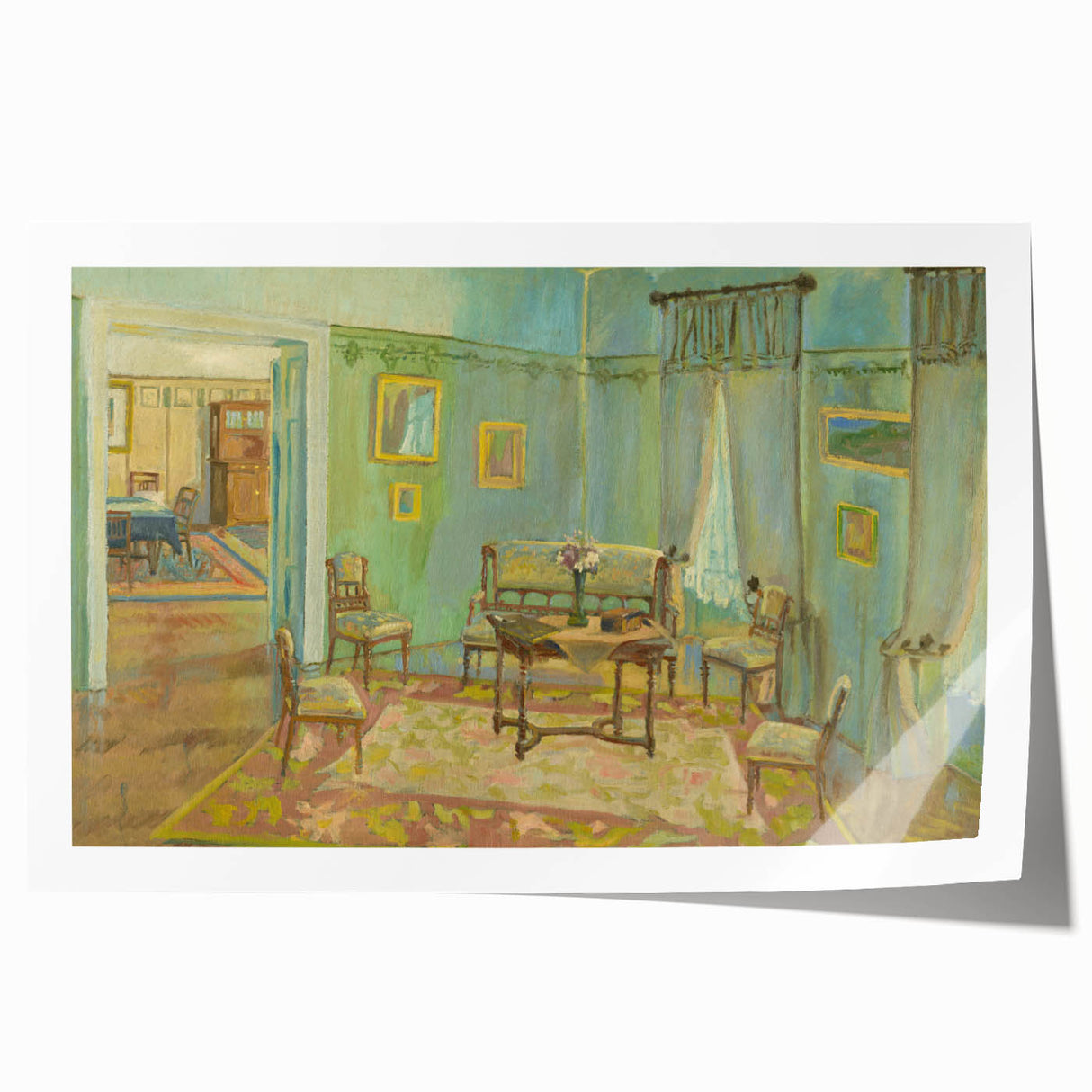 Modern Wall Art – Room Interior by Konštantín Bauer