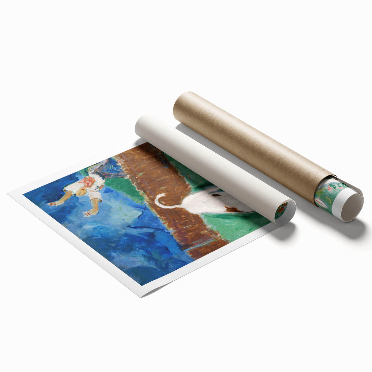 Charming Farm Scene - Calf (1932) by Cyprián Majerník