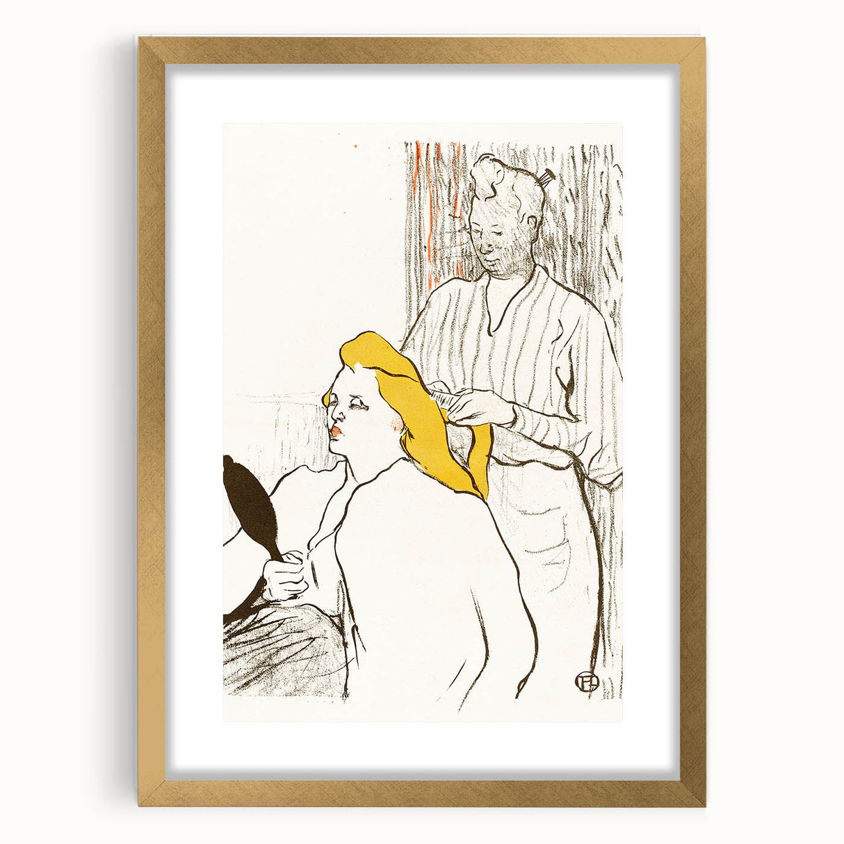 Modern Wall Art – Henri de Toulouse-Lautrec's "The Hairdresser"