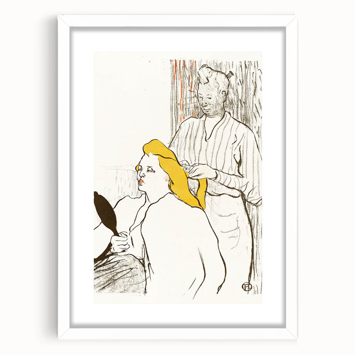 Modern Wall Art – Henri de Toulouse-Lautrec's "The Hairdresser"