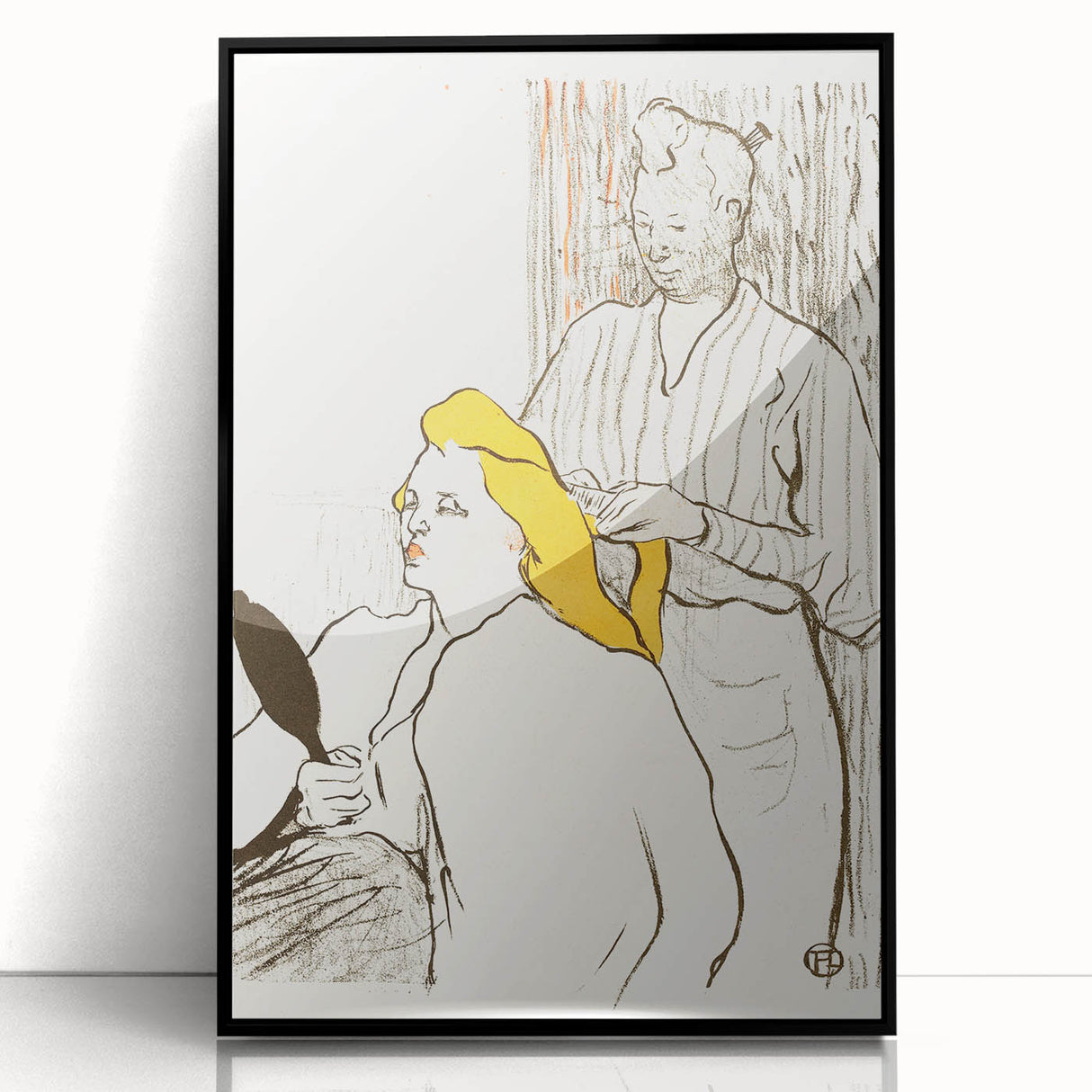 Modern Wall Art – Henri de Toulouse-Lautrec's "The Hairdresser"