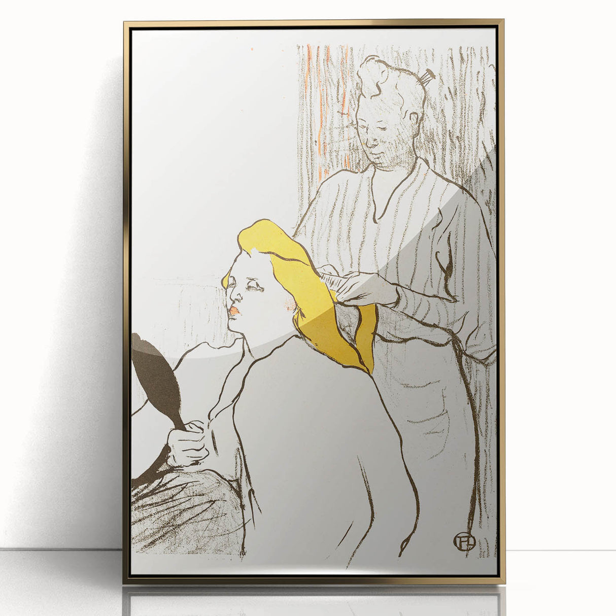 Modern Wall Art – Henri de Toulouse-Lautrec's "The Hairdresser"