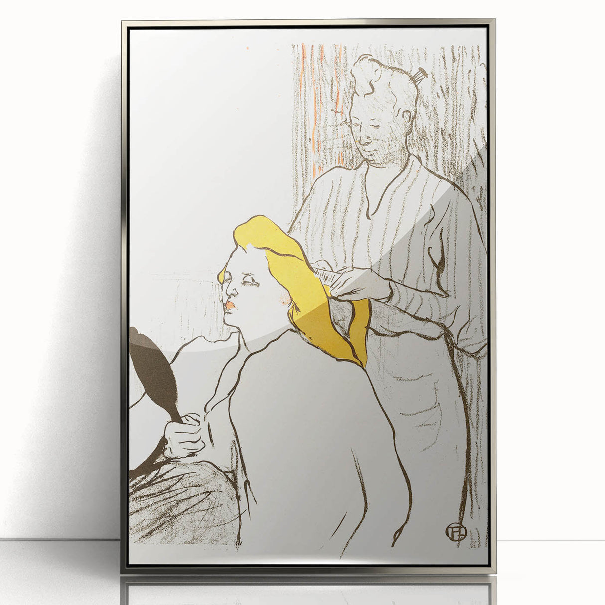 Modern Wall Art – Henri de Toulouse-Lautrec's "The Hairdresser"