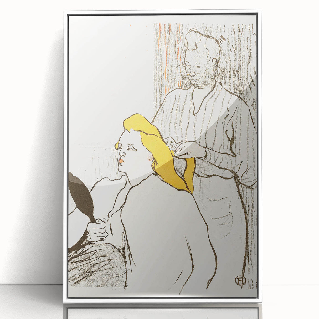 Modern Wall Art – Henri de Toulouse-Lautrec's "The Hairdresser"
