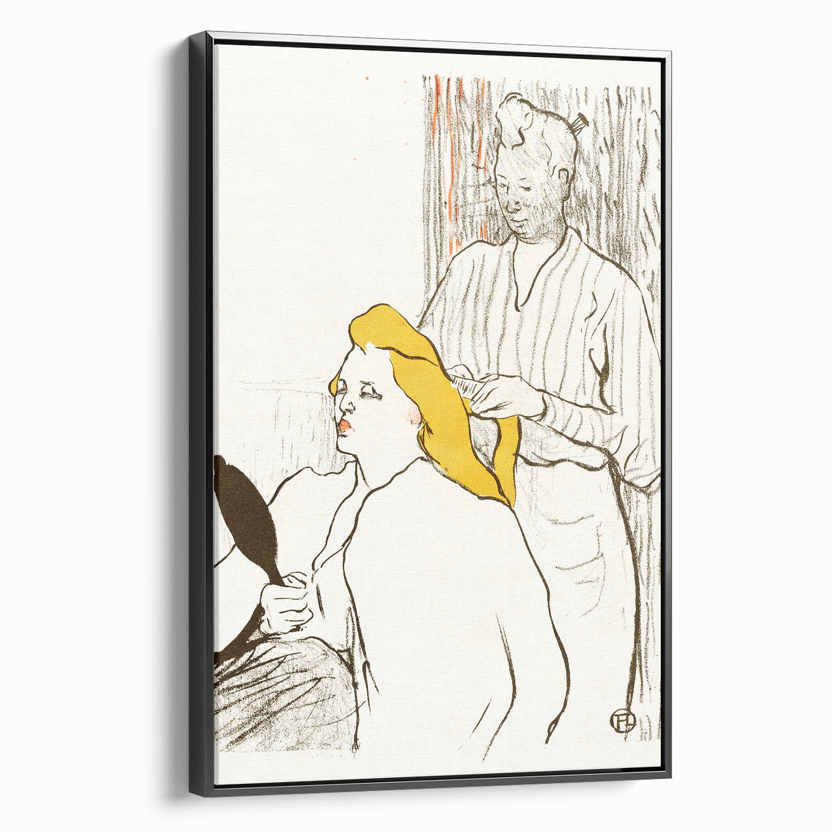 Modern Wall Art – Henri de Toulouse-Lautrec's "The Hairdresser"