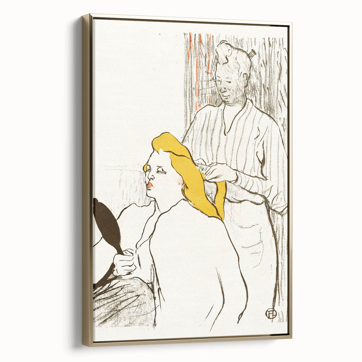Modern Wall Art – Henri de Toulouse-Lautrec's "The Hairdresser"