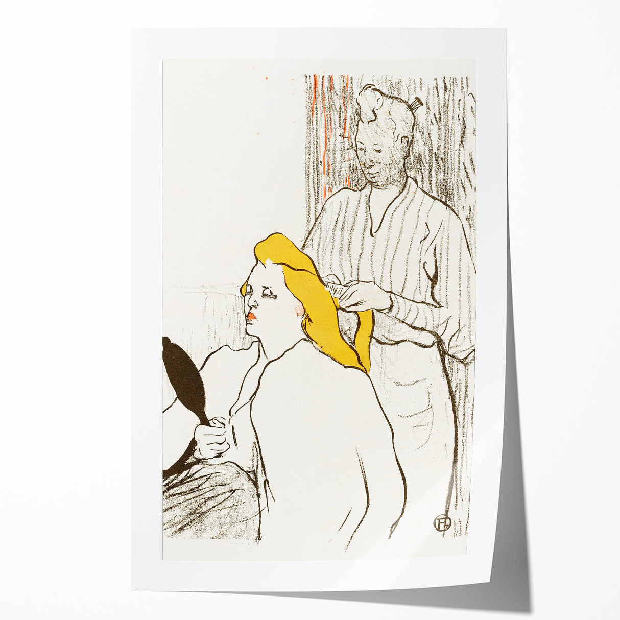 Modern Wall Art – Henri de Toulouse-Lautrec's "The Hairdresser"