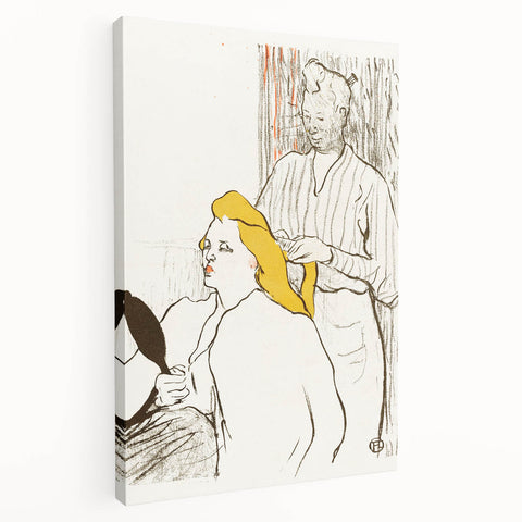 Modern Wall Art – Henri de Toulouse-Lautrec's "The Hairdresser"