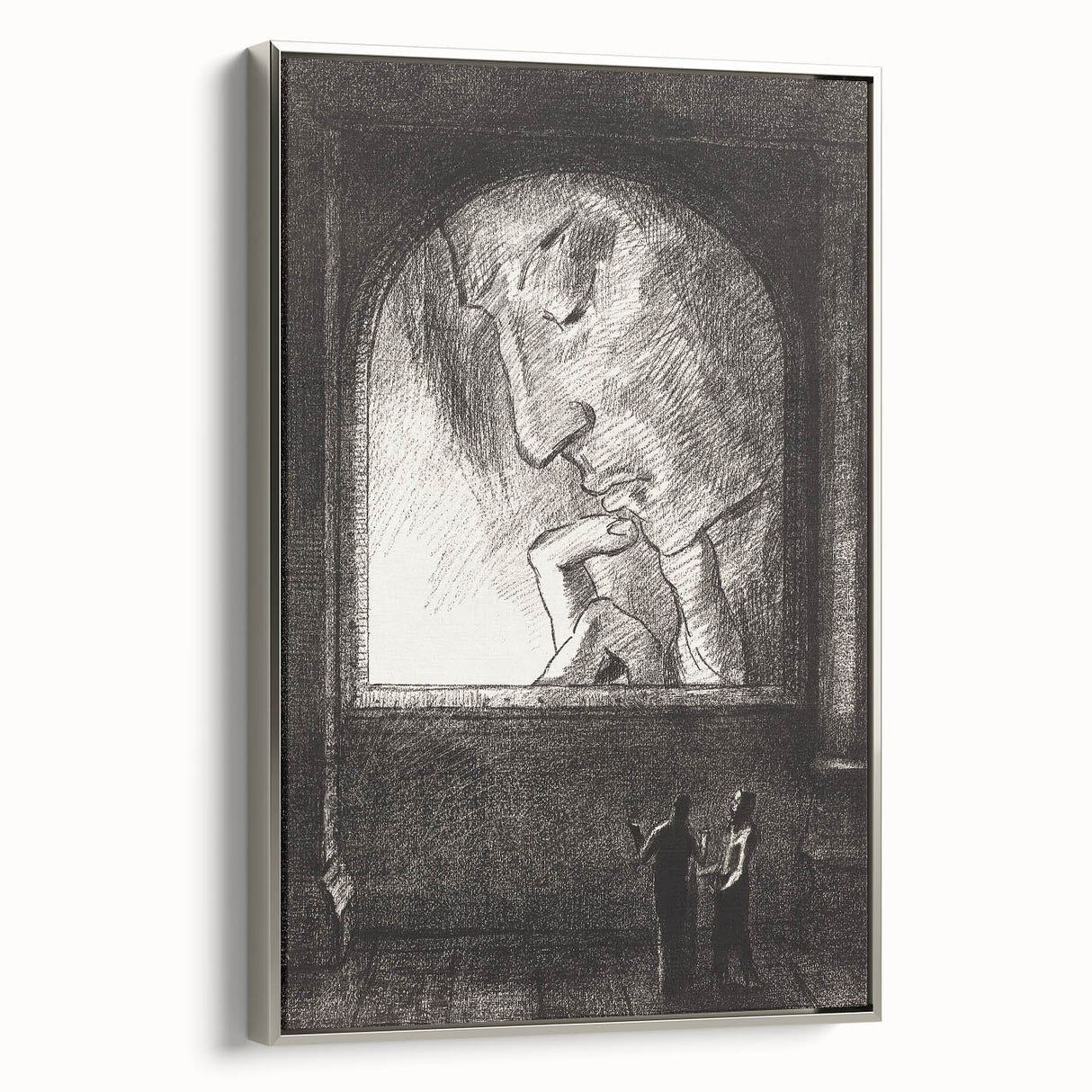 Modern Wall Art – Odilon Redon’s "Light" in Black and White