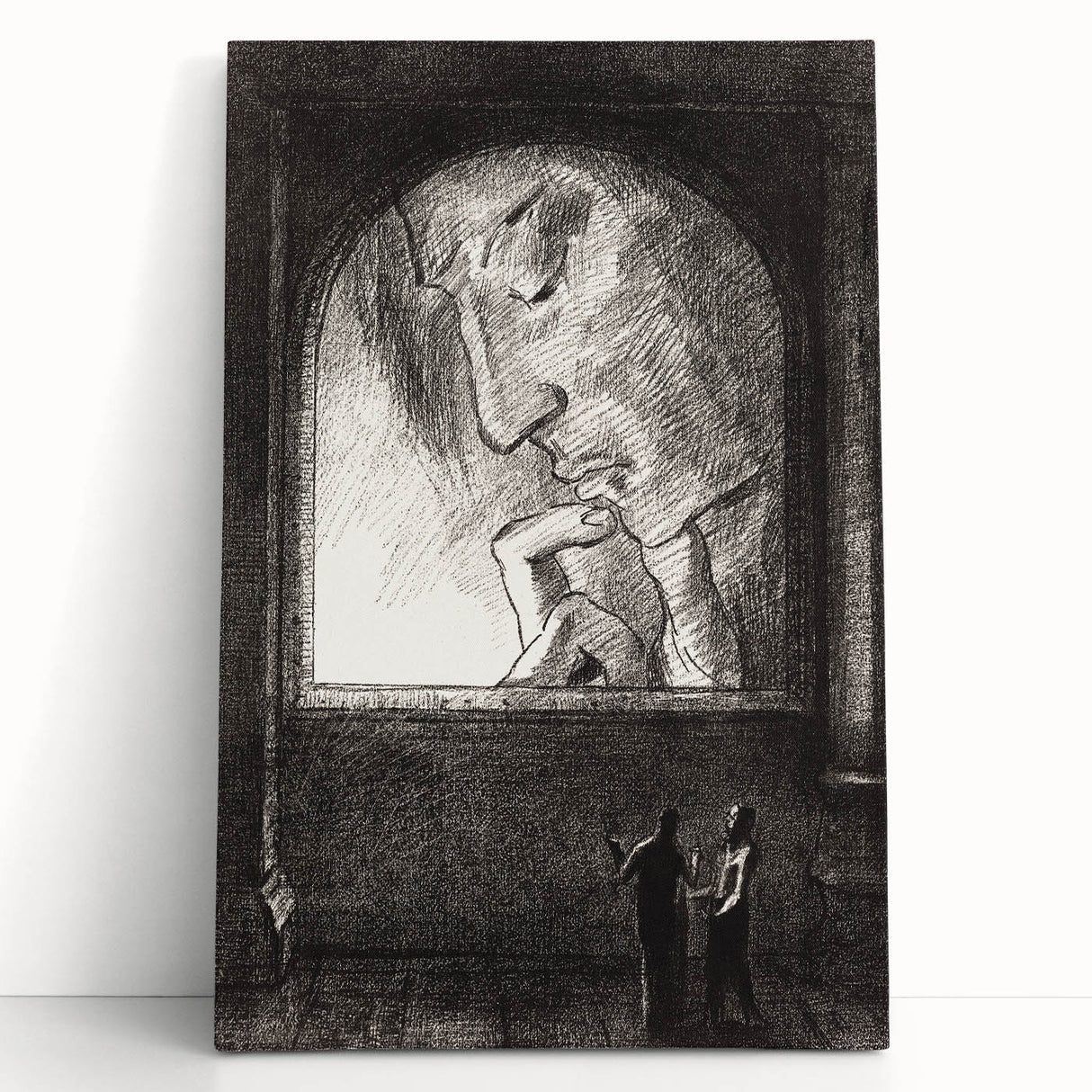 Modern Wall Art – Odilon Redon’s "Light" in Black and White