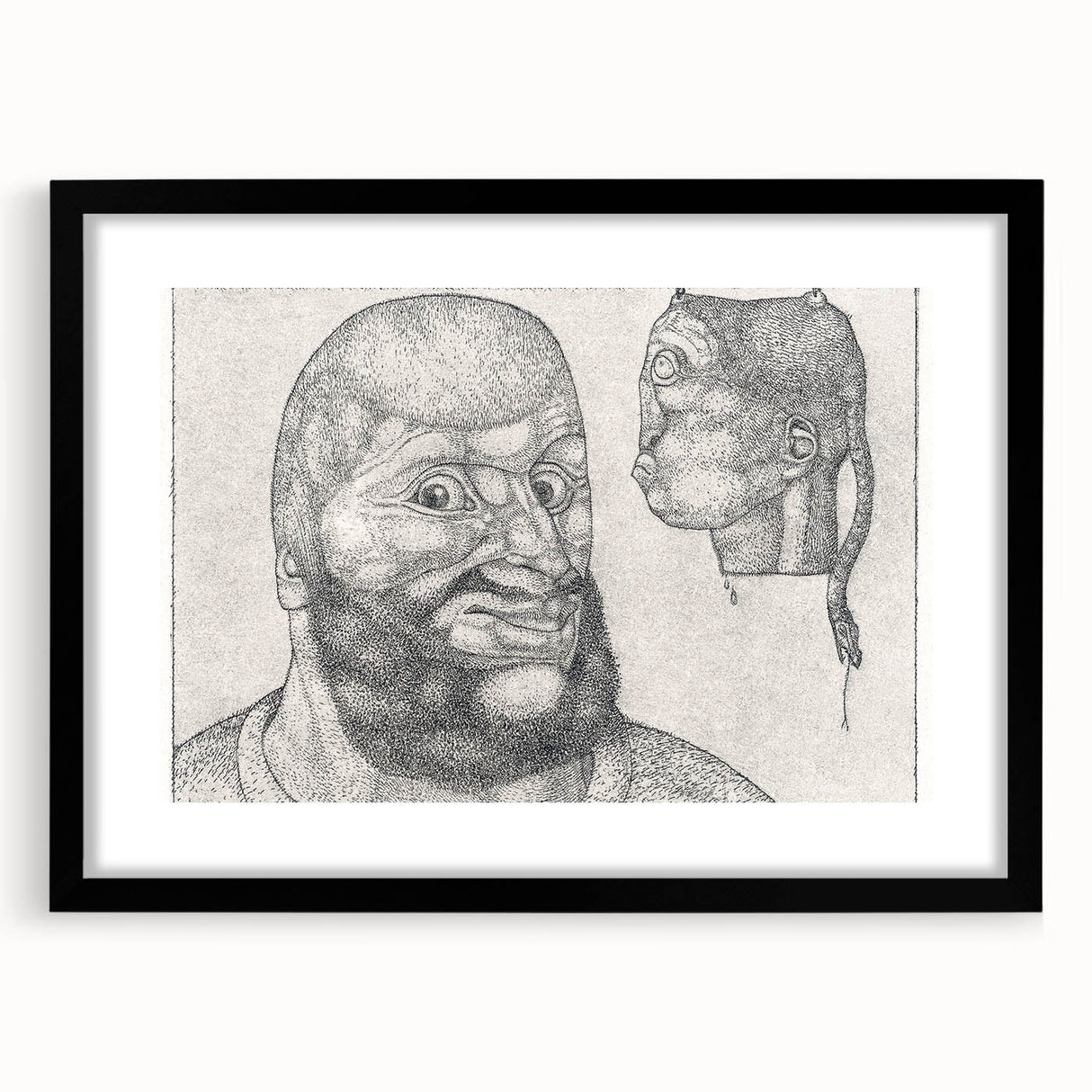 Perseus" by Paul Klee - Symbolic Surrealist Etching