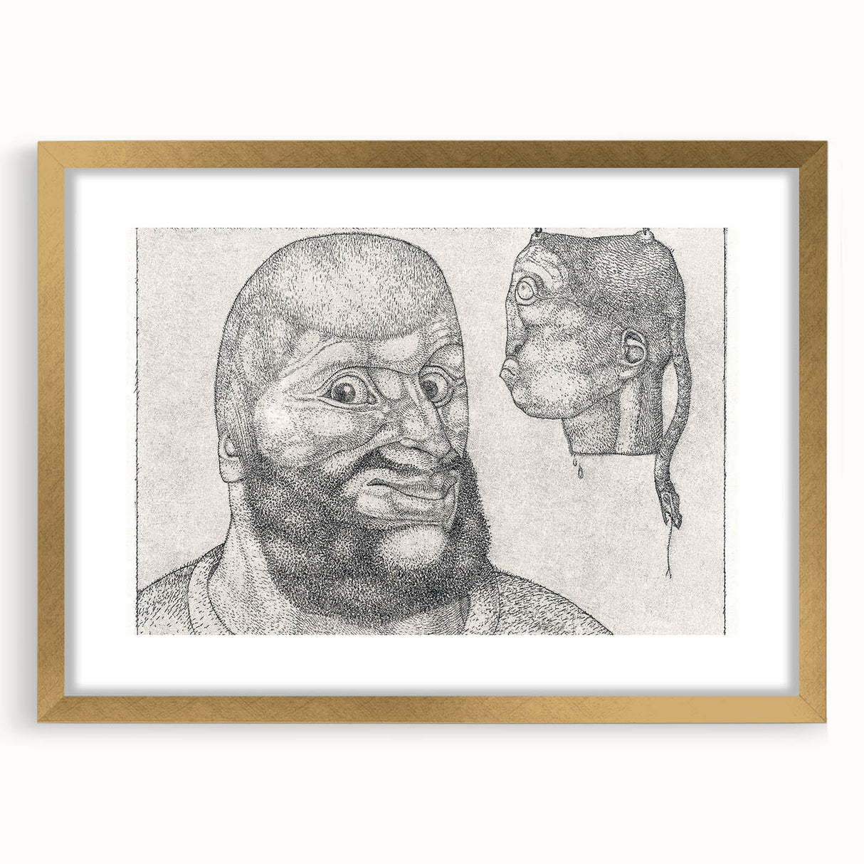 Perseus" by Paul Klee - Symbolic Surrealist Etching