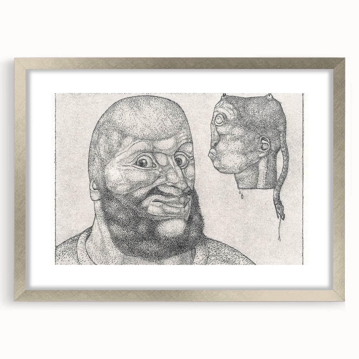 Perseus" by Paul Klee - Symbolic Surrealist Etching