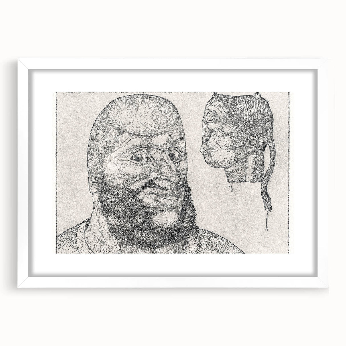 Perseus" by Paul Klee - Symbolic Surrealist Etching