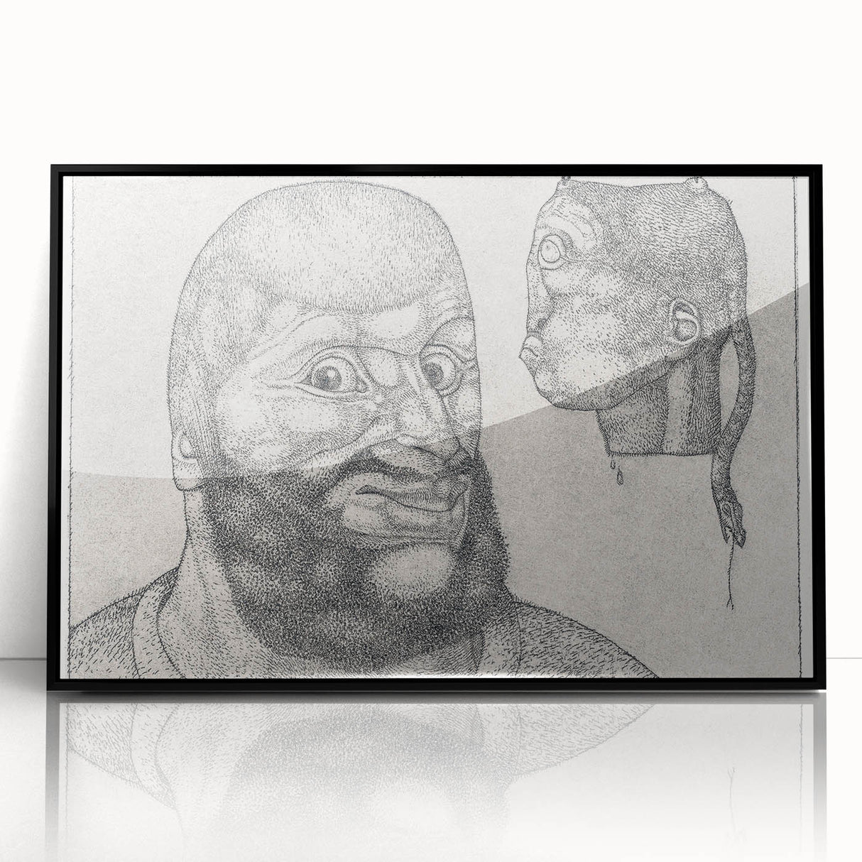 Perseus" by Paul Klee - Symbolic Surrealist Etching