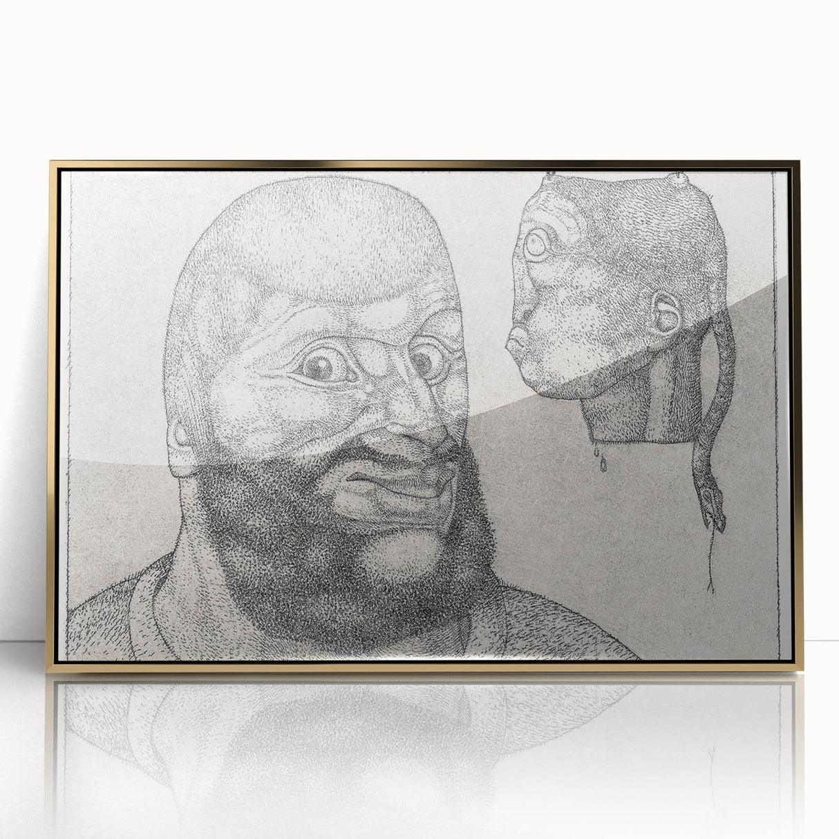 Perseus" by Paul Klee - Symbolic Surrealist Etching