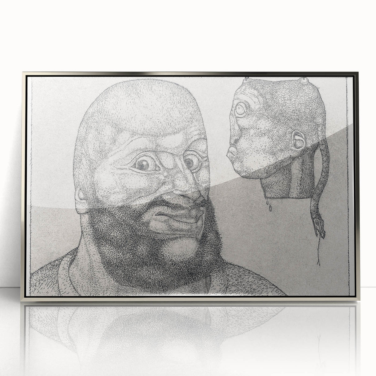 Perseus" by Paul Klee - Symbolic Surrealist Etching