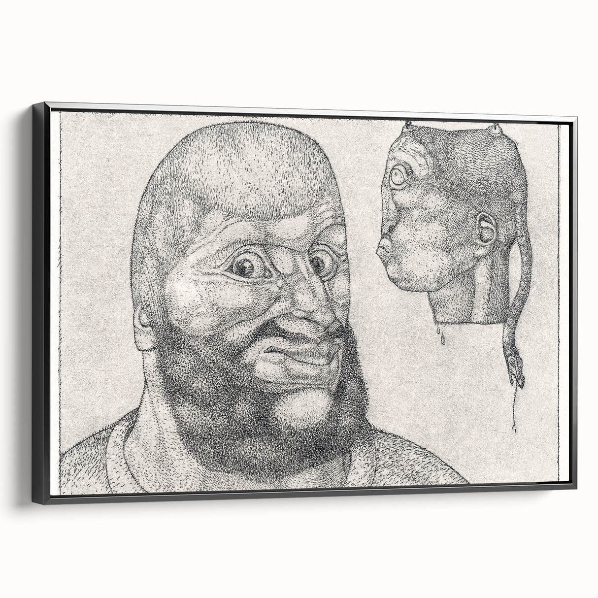 Perseus" by Paul Klee - Symbolic Surrealist Etching