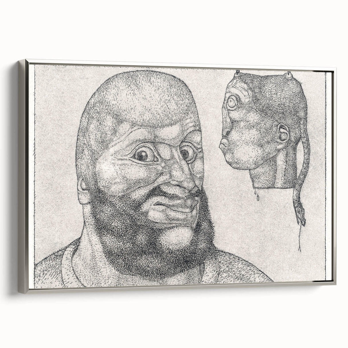 Perseus" by Paul Klee - Symbolic Surrealist Etching