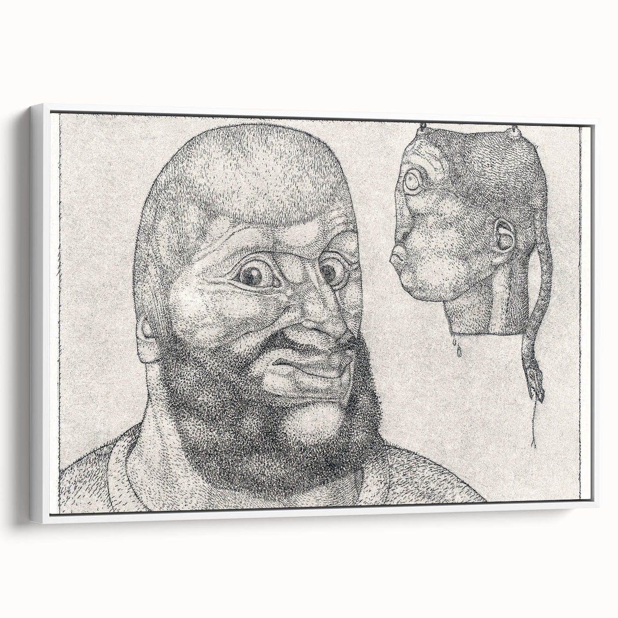 Perseus" by Paul Klee - Symbolic Surrealist Etching