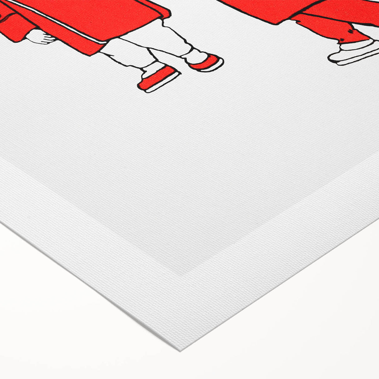 Modern Wall Art – Vibrant Oriental Umbrellas Illustration