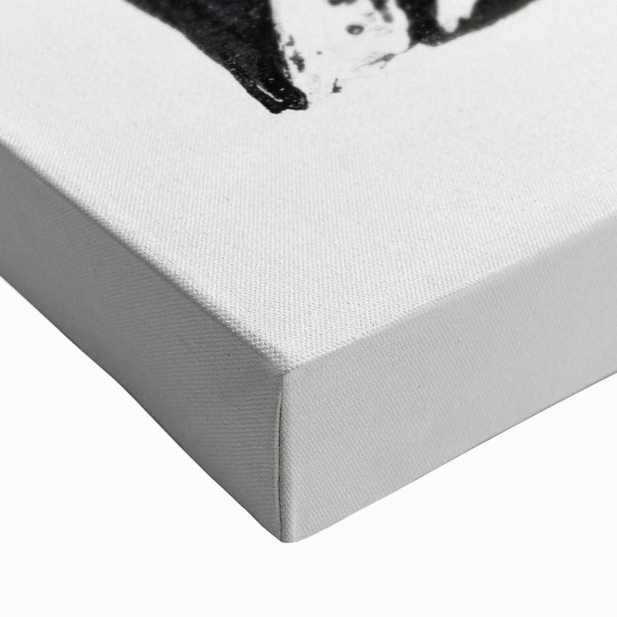 Minimalist Modern Decor – Black and White Floral Abstract Art