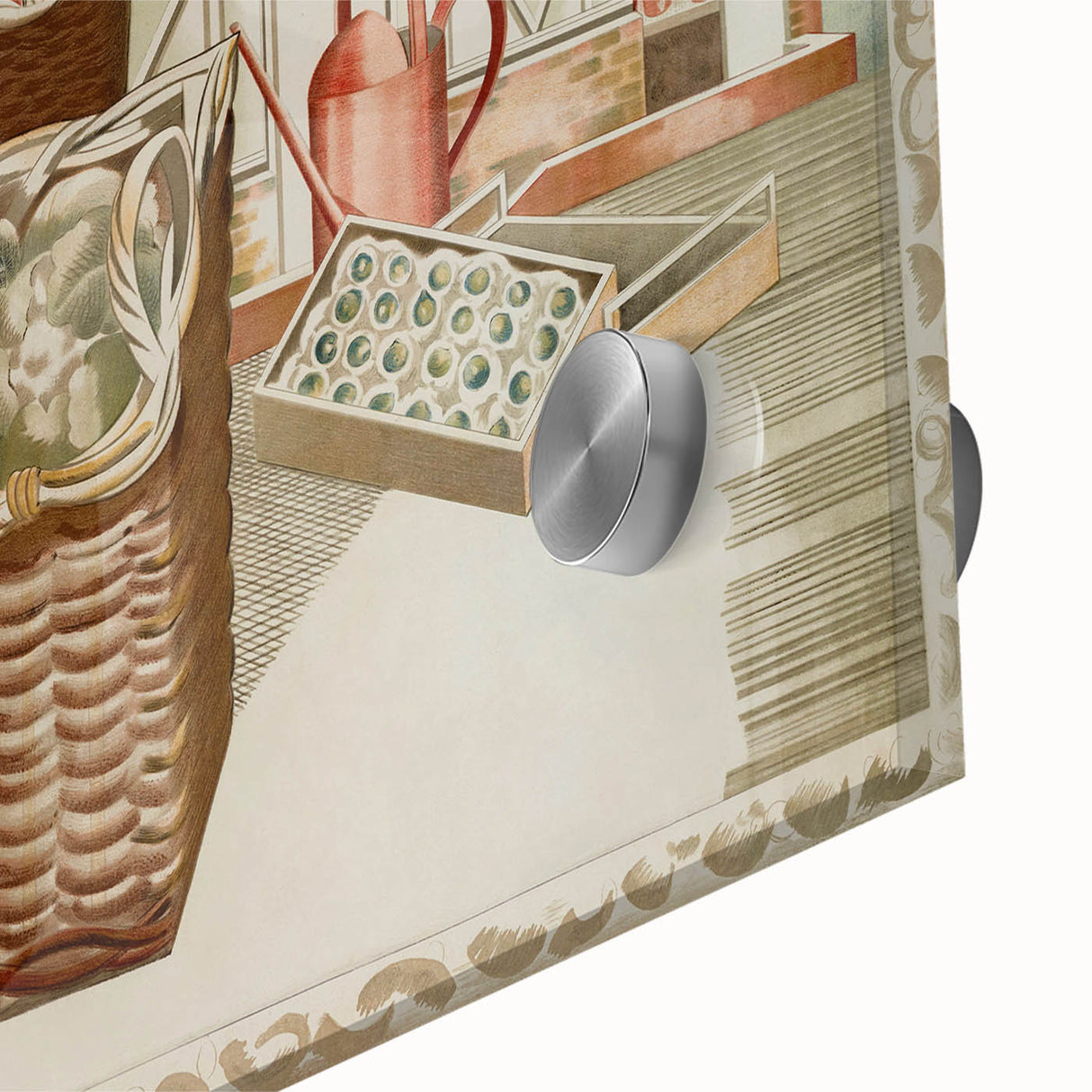 Modern Wall Art – Abstract Orchard and Garden Scene by Paul Nash