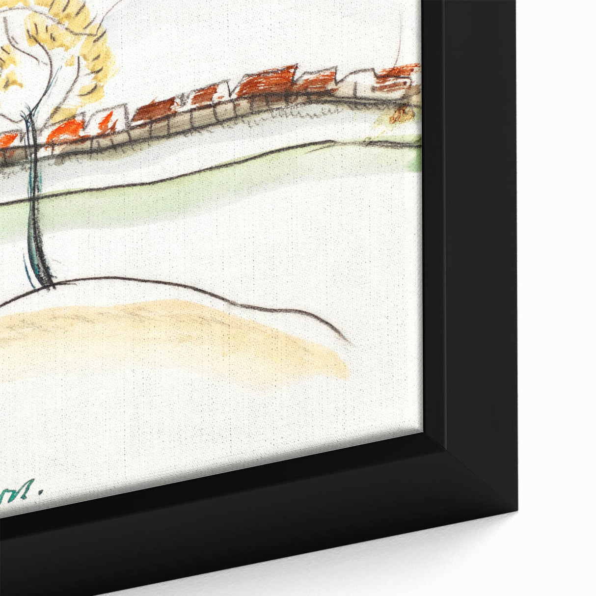 Modern Wall Art – Arthur Dove’s Fall Brook Railroad Landscape