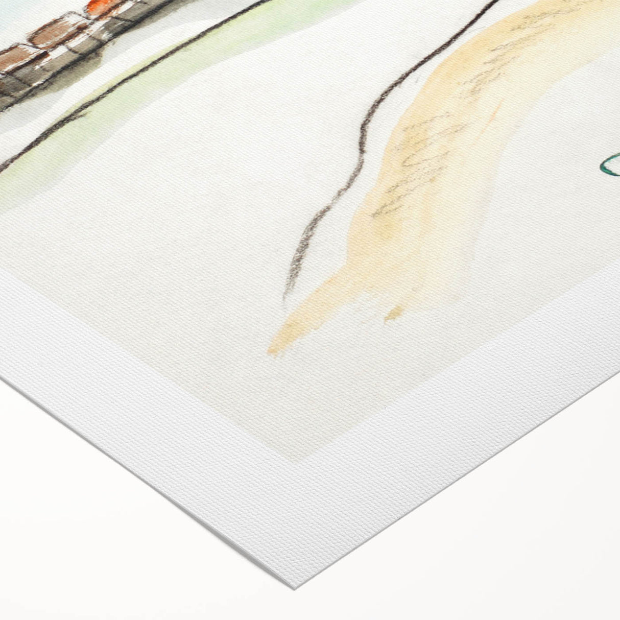 Modern Wall Art – Arthur Dove’s Fall Brook Railroad Landscape