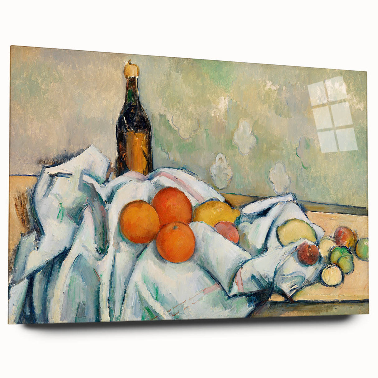 Modern Wall Art – Paul Cézanne’s Bottle and Fruits Still Life