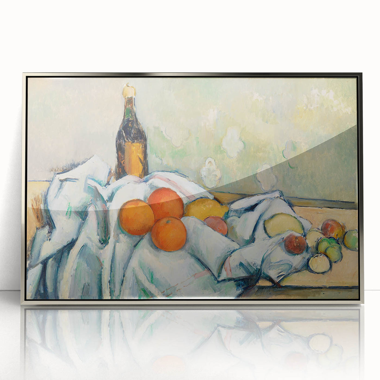 Modern Wall Art – Paul Cézanne’s Bottle and Fruits Still Life