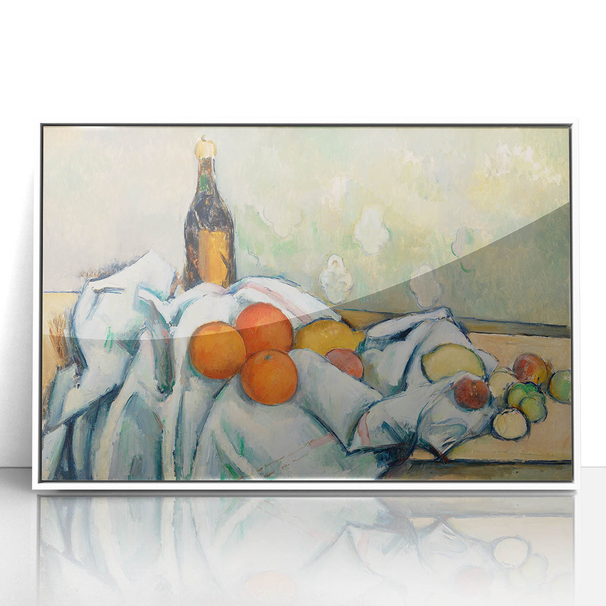 Modern Wall Art – Paul Cézanne’s Bottle and Fruits Still Life