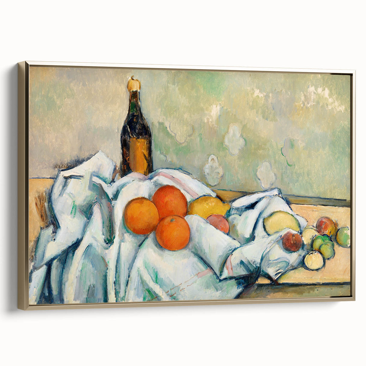 Modern Wall Art – Paul Cézanne’s Bottle and Fruits Still Life