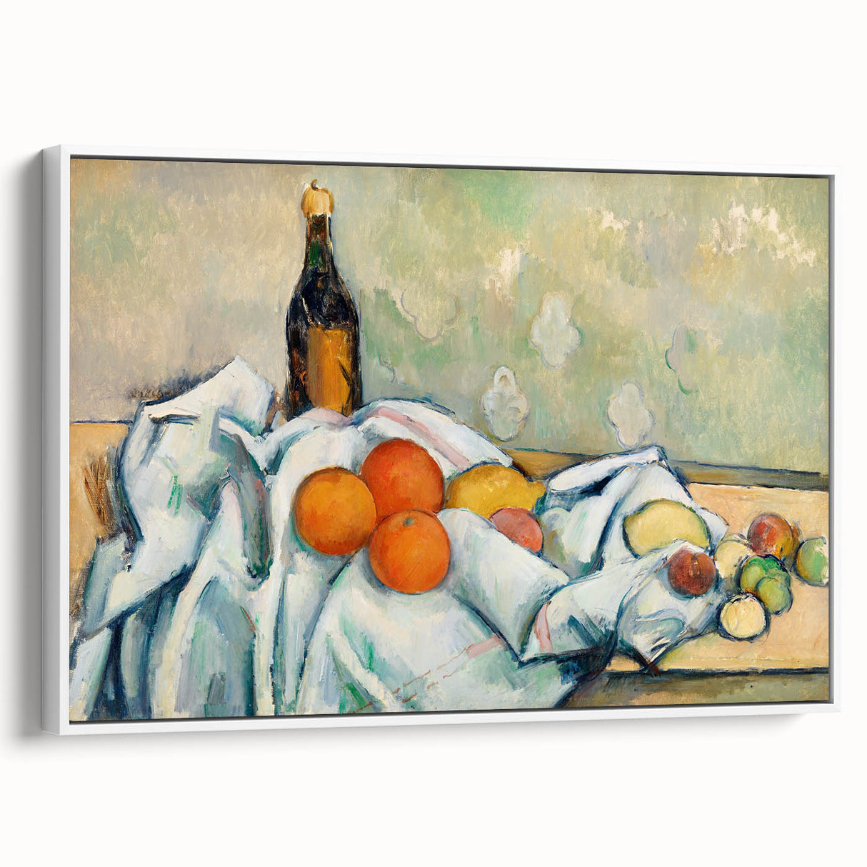 Modern Wall Art – Paul Cézanne’s Bottle and Fruits Still Life