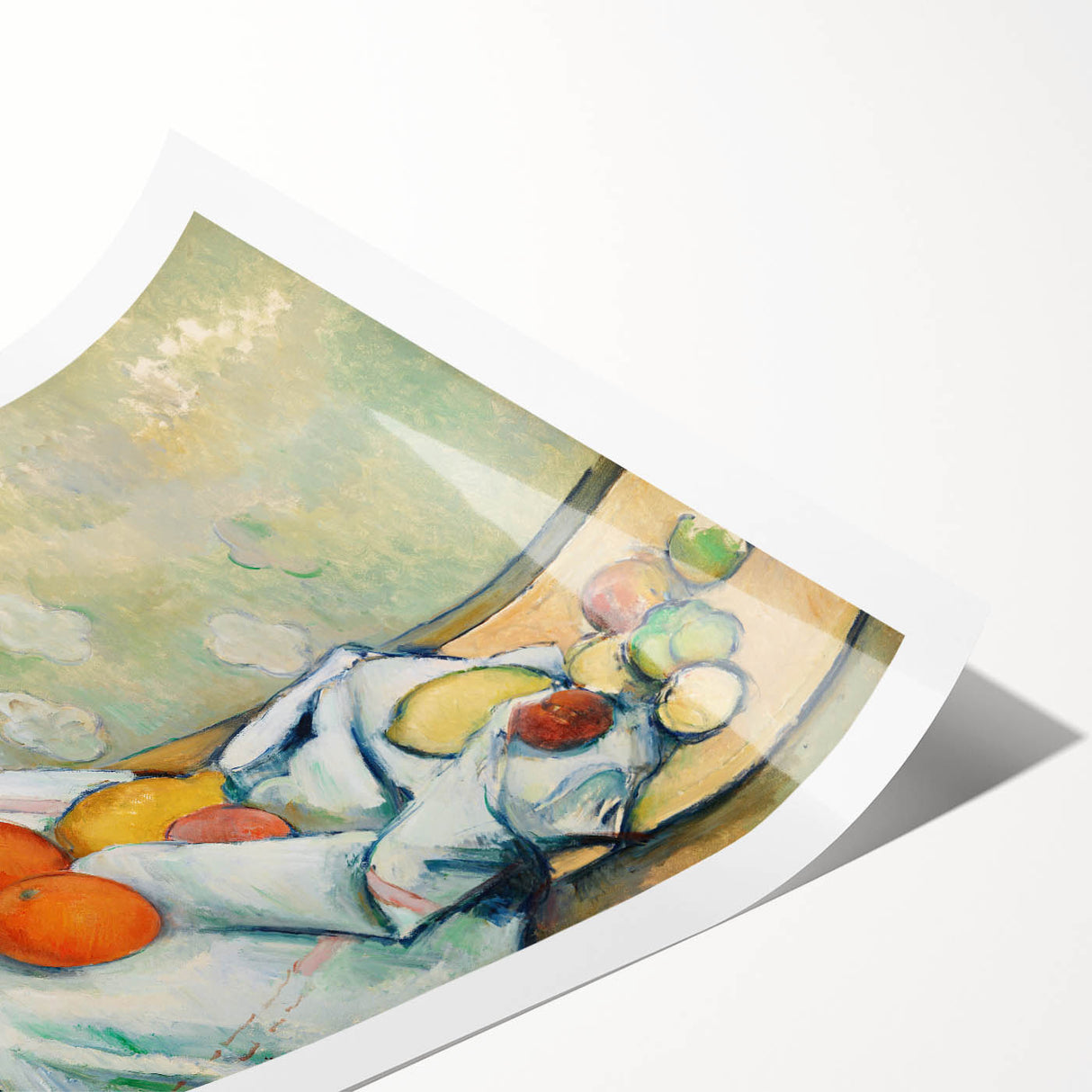 Modern Wall Art – Paul Cézanne’s Bottle and Fruits Still Life