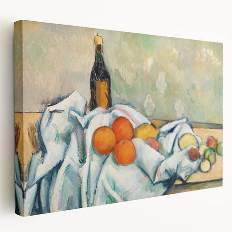 Modern Wall Art – Paul Cézanne’s Bottle and Fruits Still Life