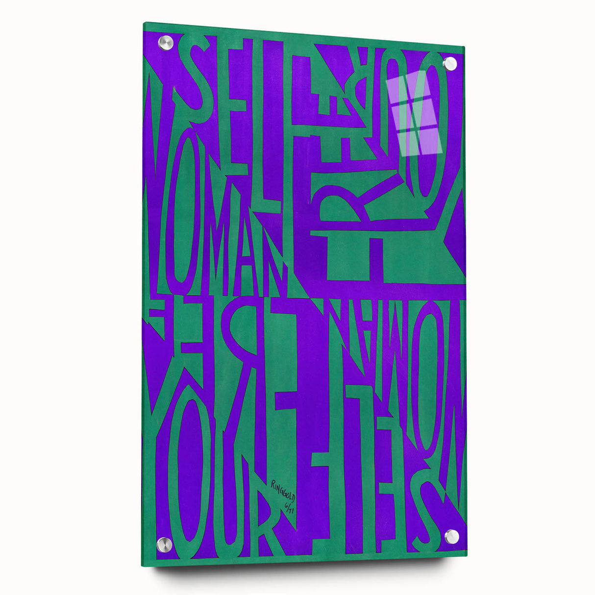 Modern Wall Art – Faith Ringgold’s "Free Woman, Free Yourself" Poster