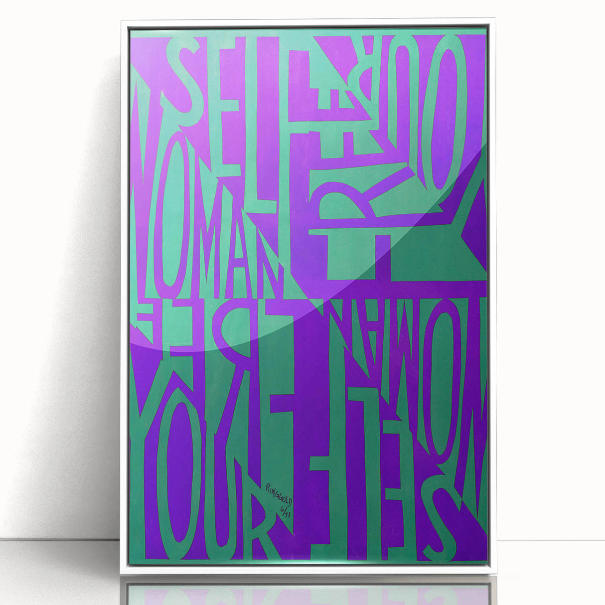 Modern Wall Art – Faith Ringgold’s "Free Woman, Free Yourself" Poster