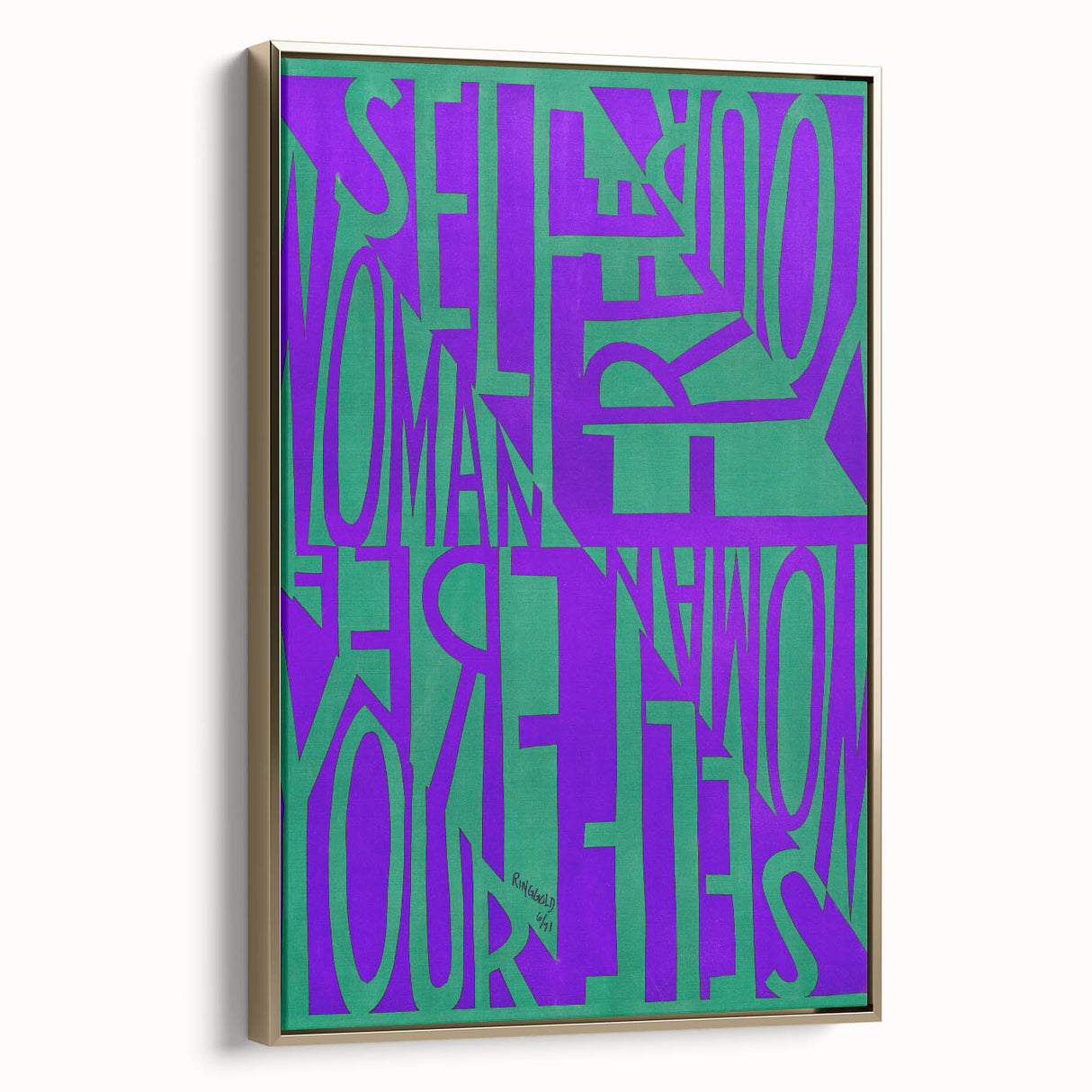 Modern Wall Art – Faith Ringgold’s "Free Woman, Free Yourself" Poster