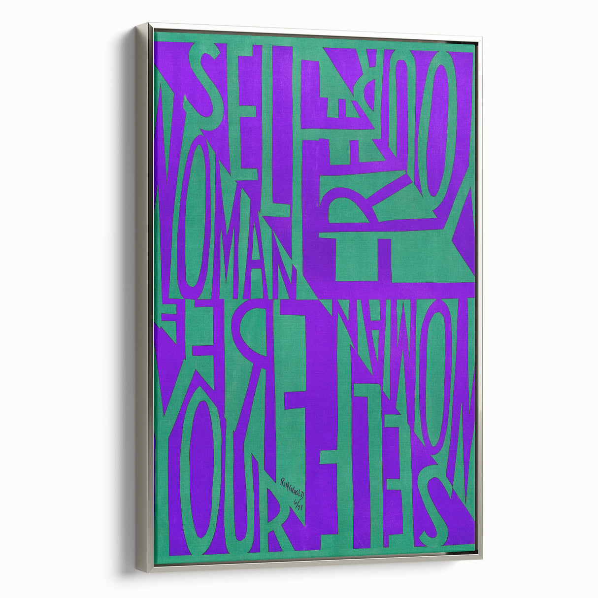 Modern Wall Art – Faith Ringgold’s "Free Woman, Free Yourself" Poster